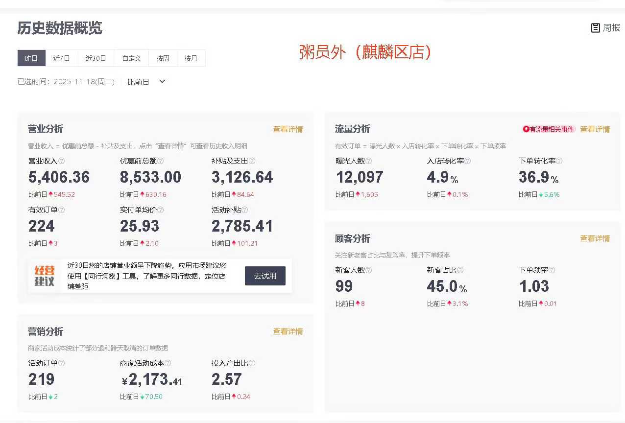 粥员外麒麟区店